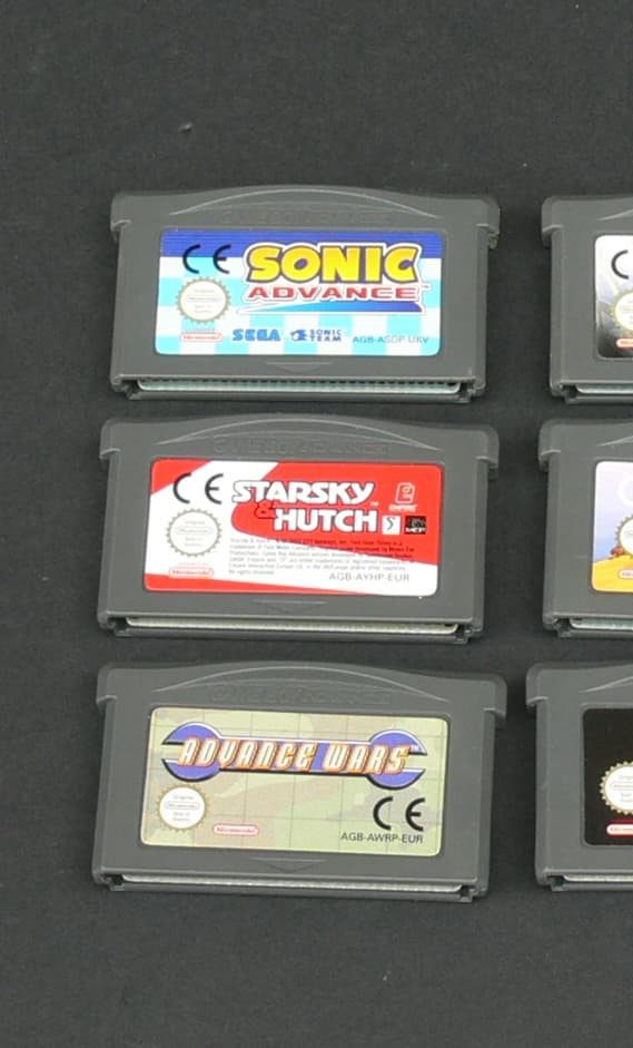 Nine Gameboy Advance Games